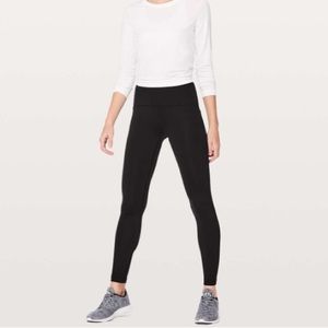 Lululemon fleece lined athletic leggings